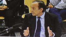 Imagen televisada de Rodríguez-Ponga en el juicio de las tarjetas 'black'.