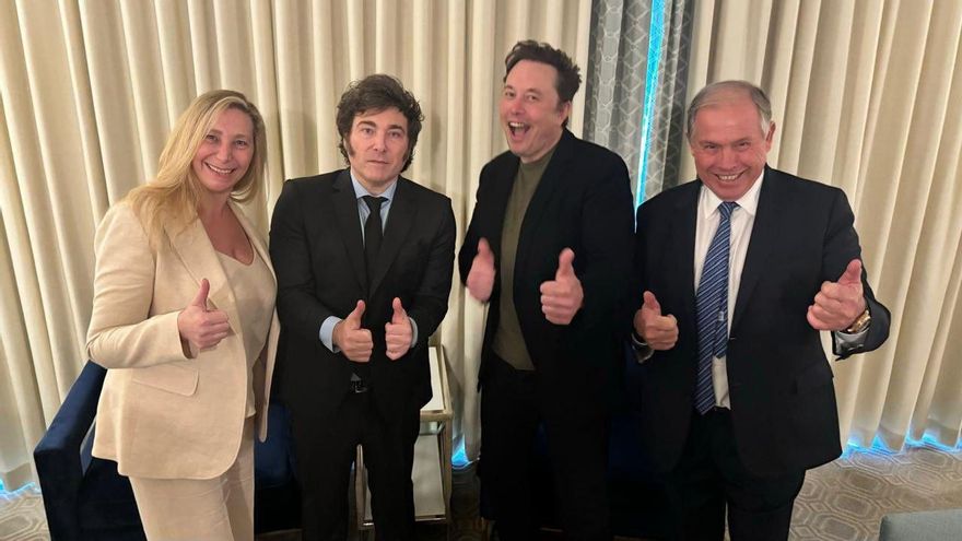 Milei en Los Ángeles: reencuentro con Elon Musk y reunión con Infantino para privatizar el fútbol