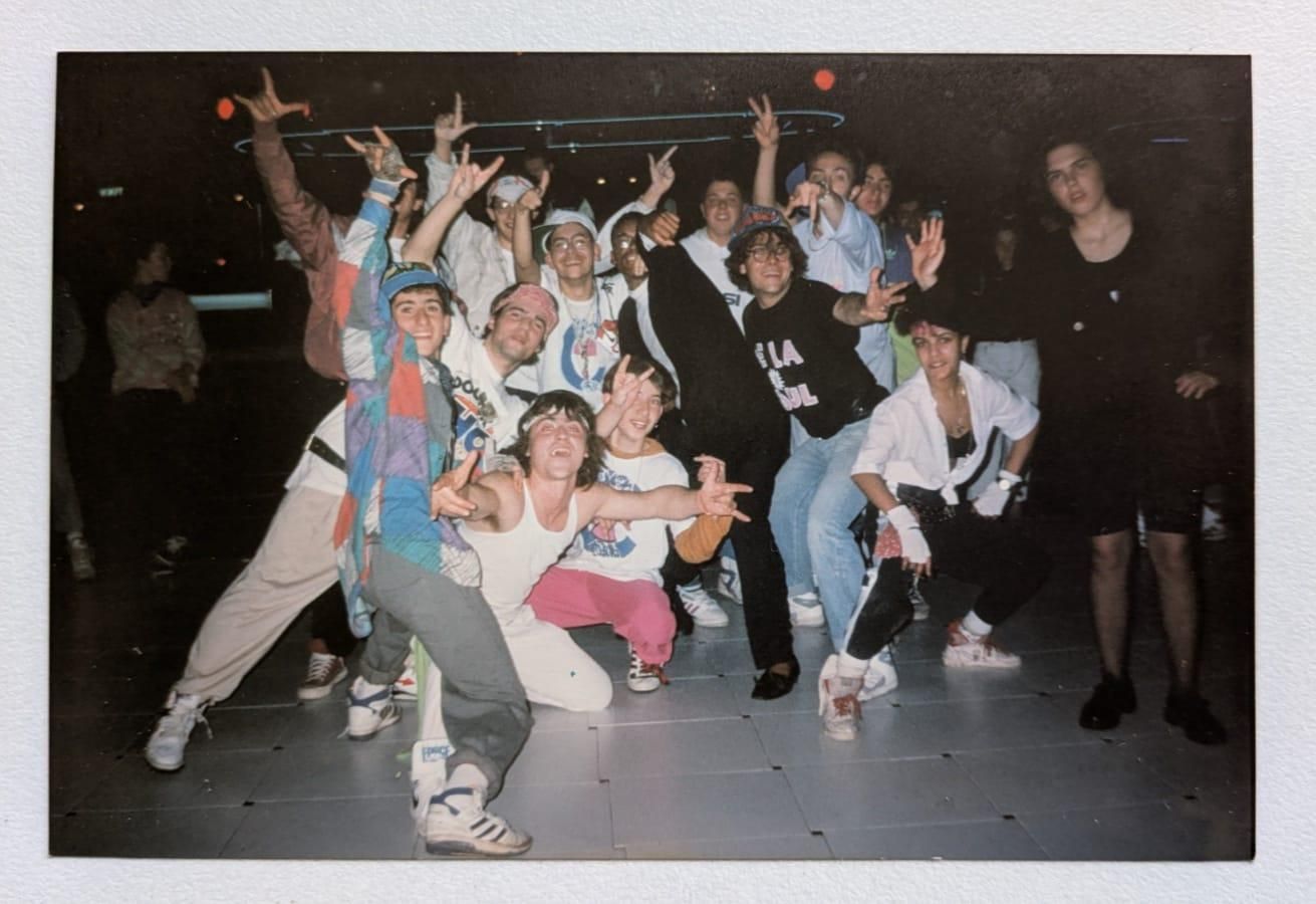 Trobada de hip hop a la discoteca BCM el 1988