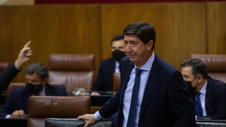 El vicepresidente de la Junta de Andalucía, Juan Marín, en una foto de archivo.