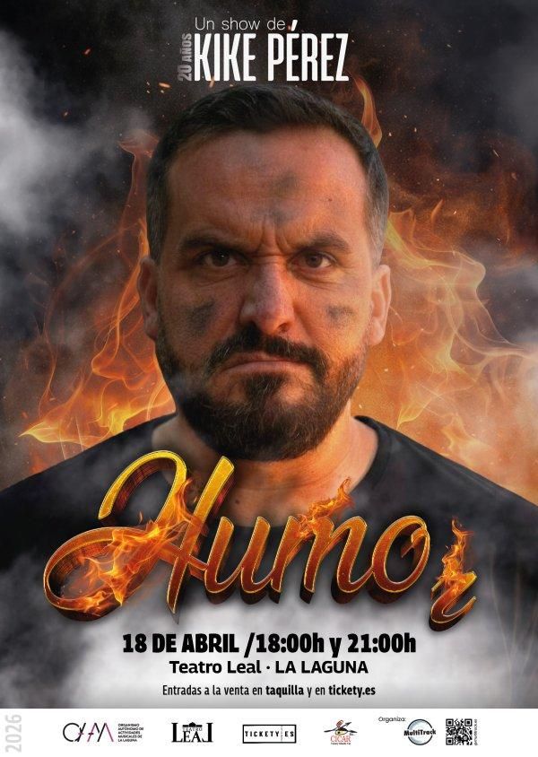 Cartel del show del cómico lanzaroteño Kike Pérez.