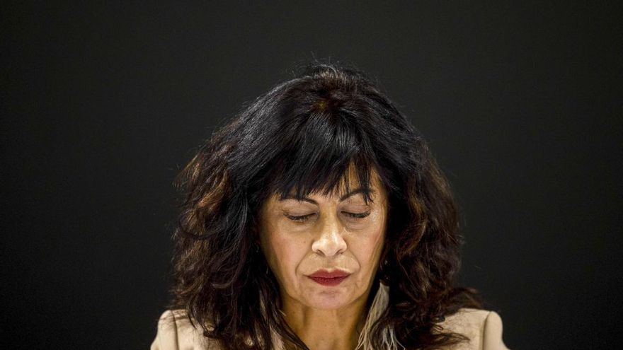 La ministra de Igualdad, Ana Redondo, durante la presentación de los resultados de la Macroencuesta de Violencia contra la Mujer.