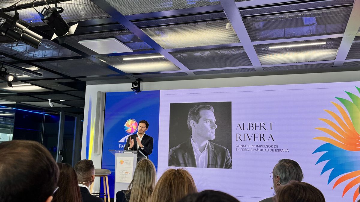Albert Rivera reaparece para presentar las Empresas Mágicas de España: "Lo público es insuficiente sin las empresas"