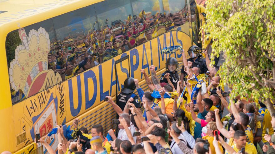 La UD Las Palmas se concentrará antes del decisivo partido contra el Alavés