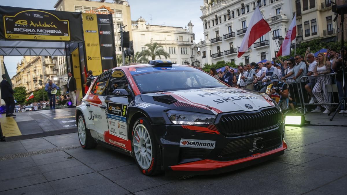 Ceremonia de salida del Rally Sierra Morena 2026