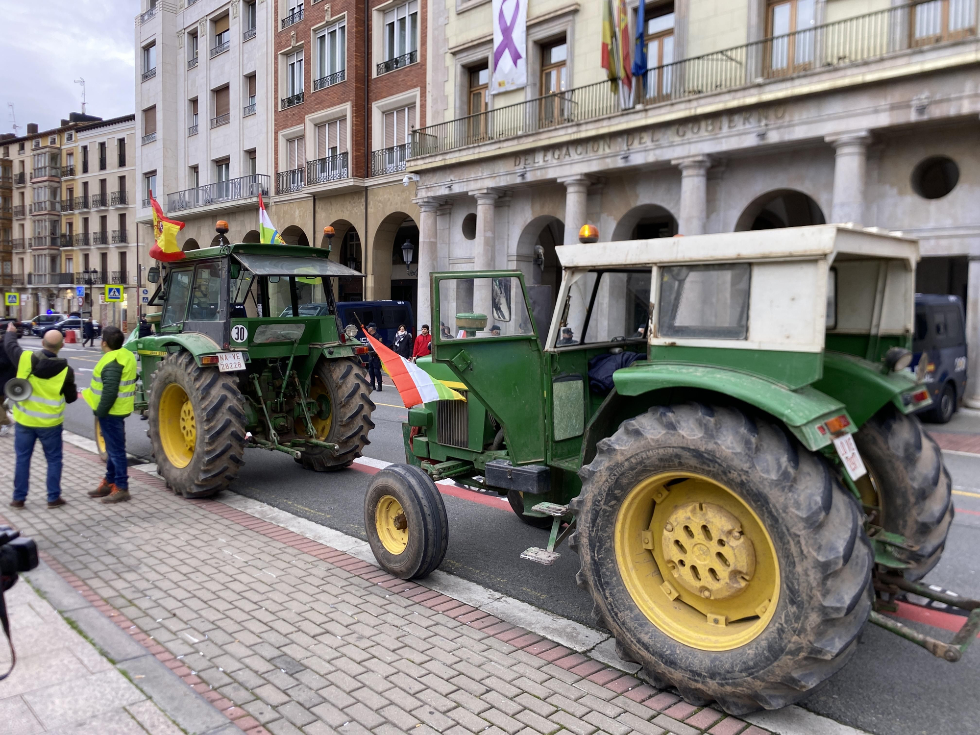 Tractorada en Logroño: "El campo ya no puede más"