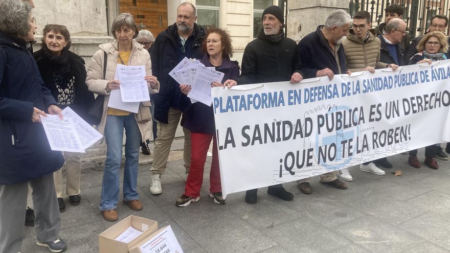 La Plataforma por la Sanidad de Ávila no cree a la Junta: "Prometieron la Unidad de Ictus en 2019 y no tenemos nada"