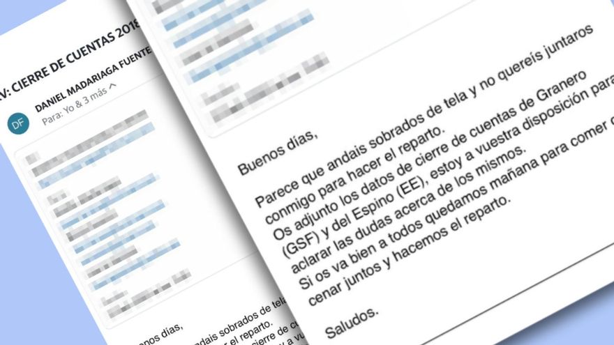 Dos exsocios del presidente del PP en la Diputación de Burgos le acusan de repartirse dinero de la caja B de una empresa de eventos