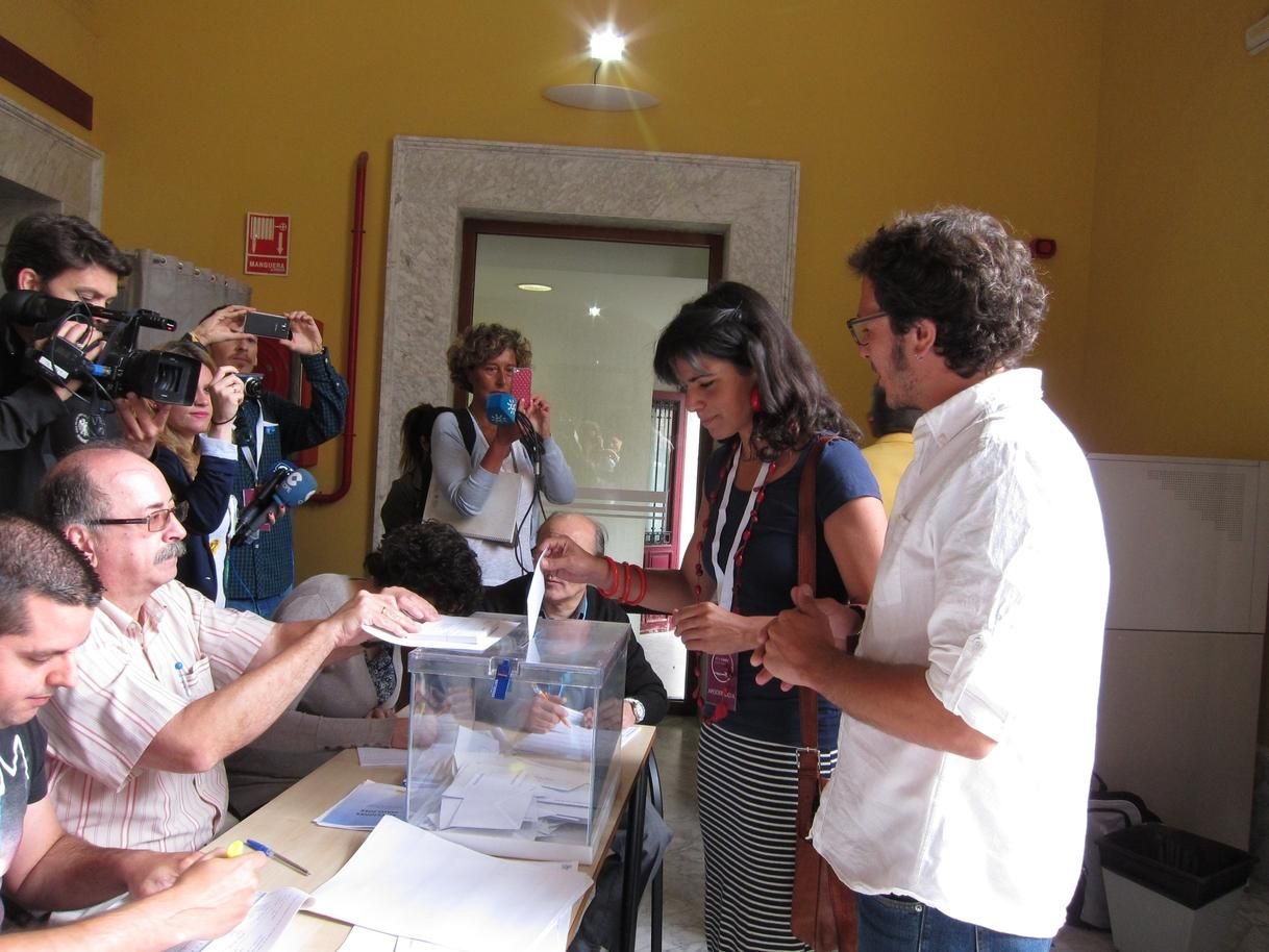 Rodríguez (Podemos) confía en que esta sea una jornada "histórica" en términos de participación