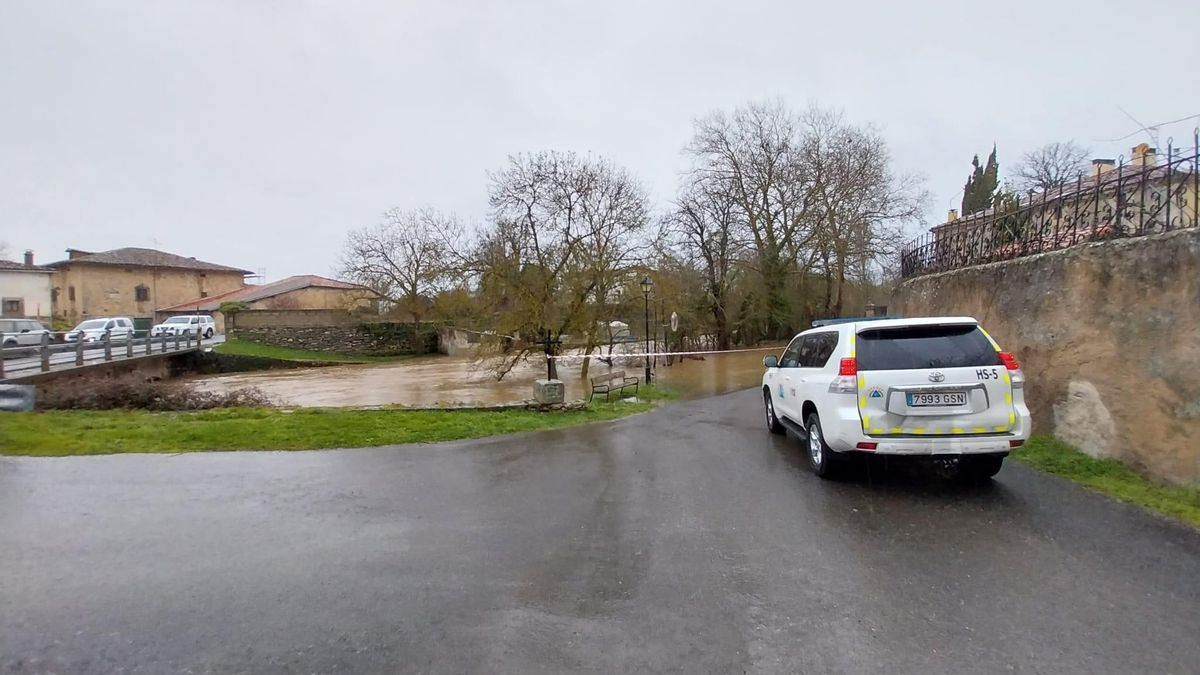 El río Zaias, a su paso por Foronda