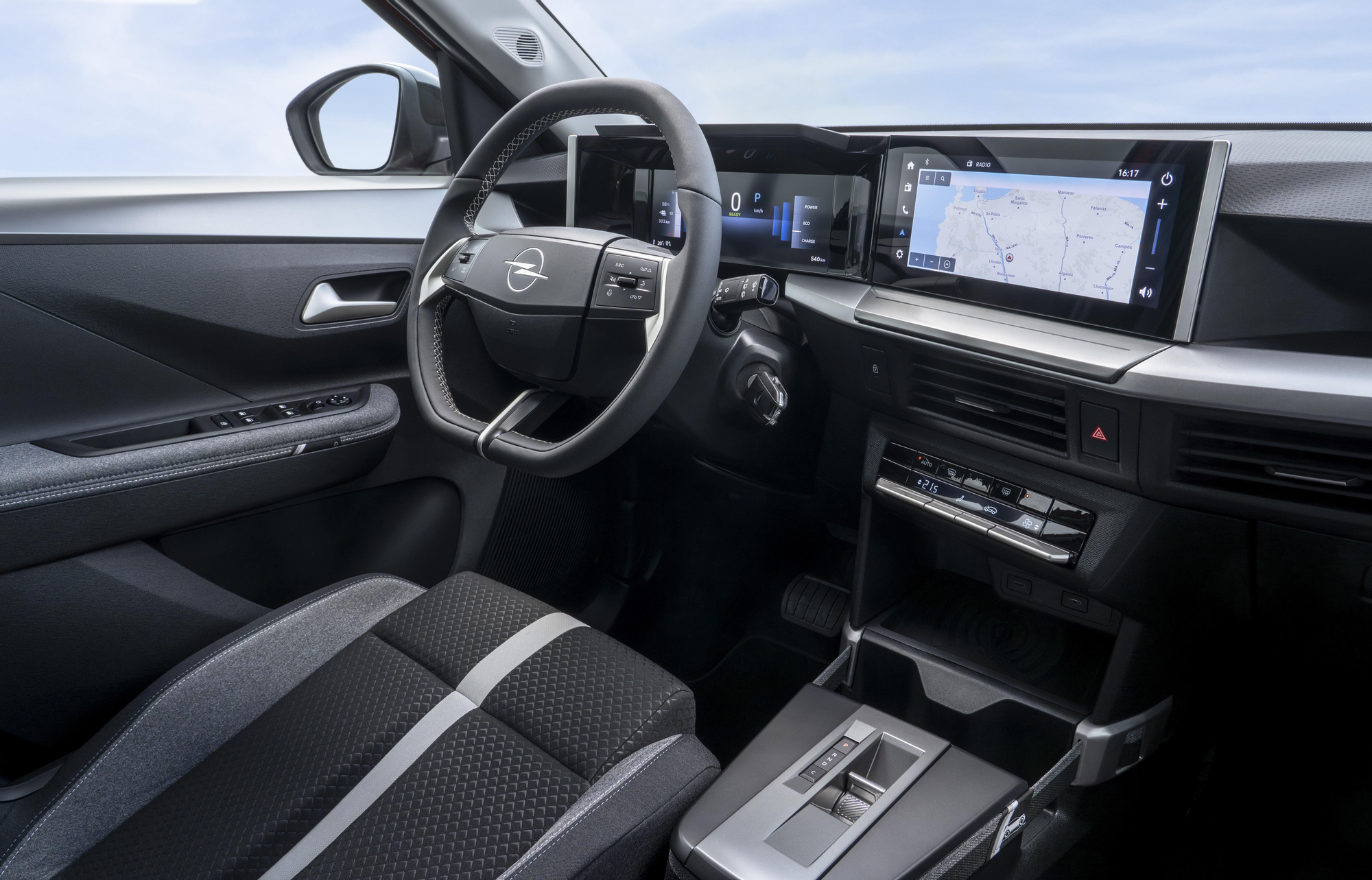 Puesto de conducción del Opel Frontera.