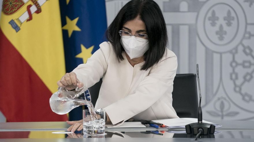 La ministra de Sanidad, Carolina Darias