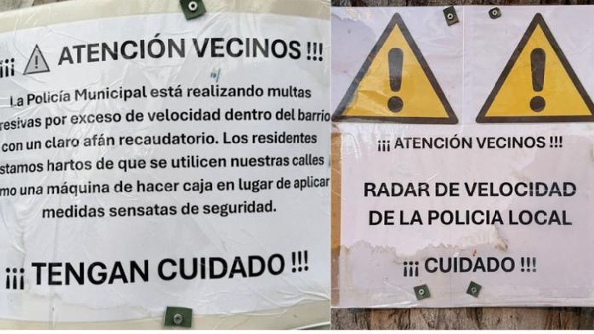 Campaña de los vecinos de Tafira Alta contra el exceso de velocidad