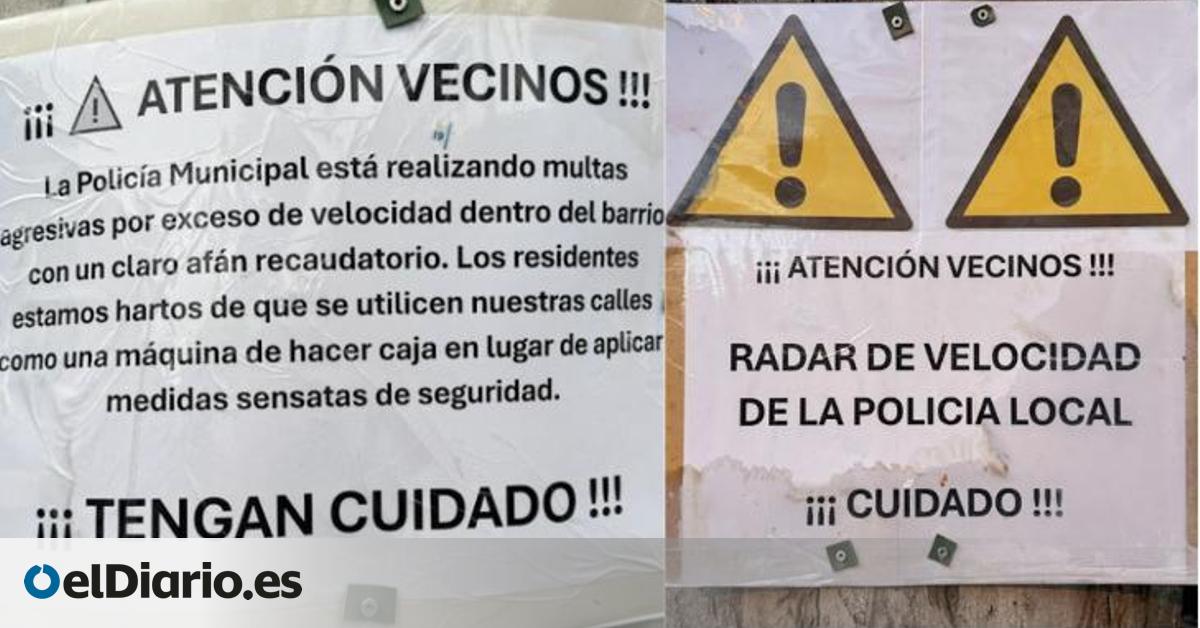 Campaña de los vecinos de Tafira Alta contra el exceso de velocidad