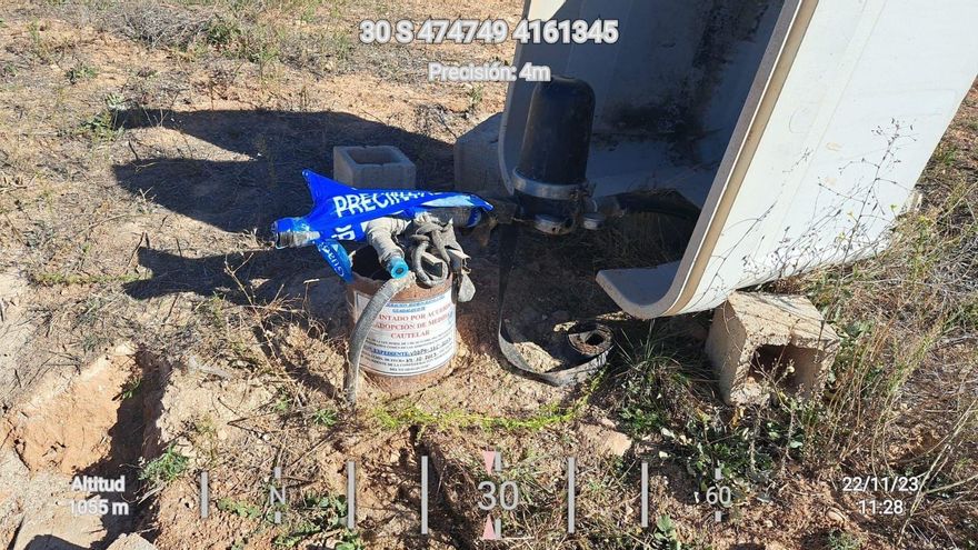 La Confederación Hidrográfica del Guadalquivir cierra una decena de pozos ilegales en Granada y Jaén