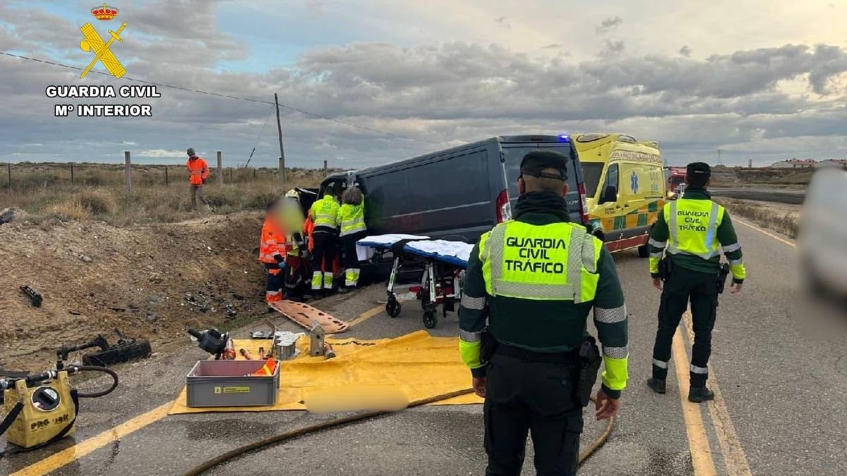 Imagen de accidente en la A-127