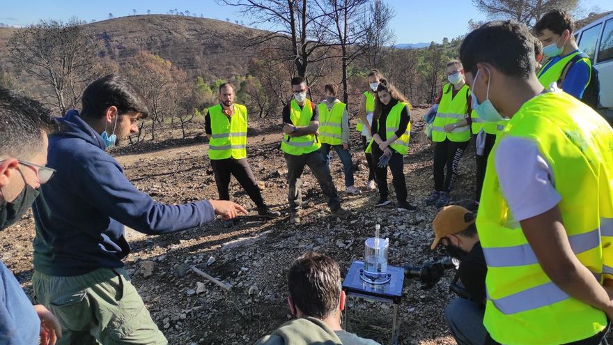 Actuación post incendio