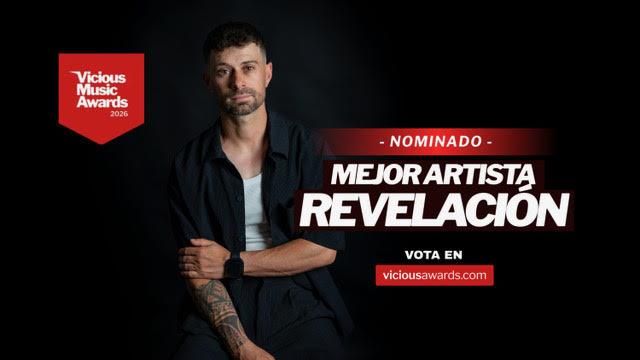 Visac, artista palmero nominado a los prestigiosos Vicious Music Awards.