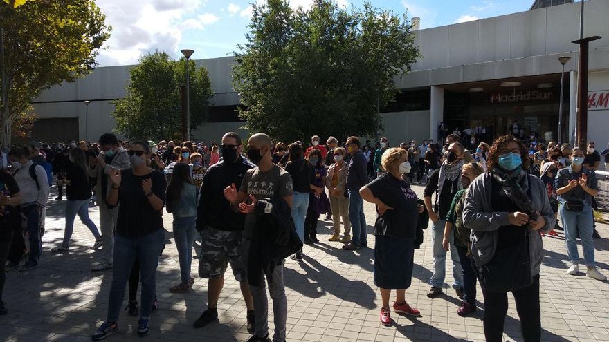 Protesta en Vallecas