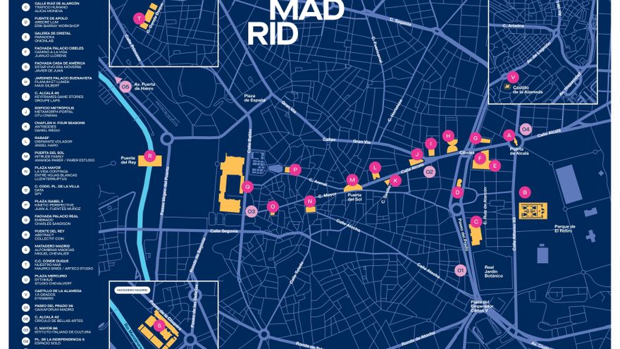 Mapa Luz Madrid 2021