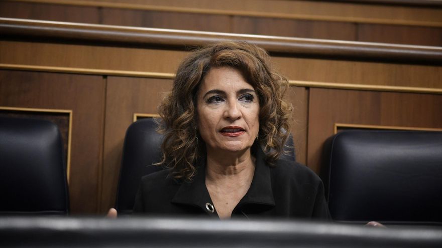 La vicepresidenta primera y ministra de Hacienda, María Jesús Montero.