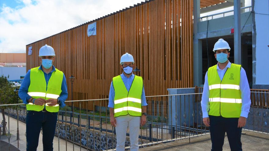 El Cabildo ultima las obras del Agromercado de Los Álamos en Breña Alta en las que se invirtieron 1,3 millones del Fdcan