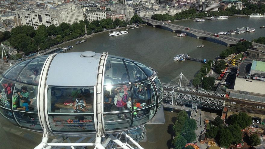 El Río desde lo alto de la London Eye.