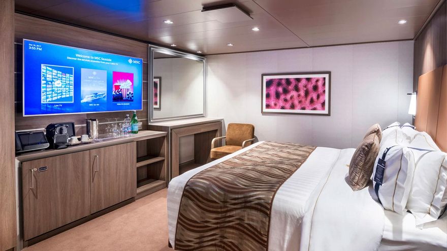 Interior de la 'MSC Yacht Club Suite'