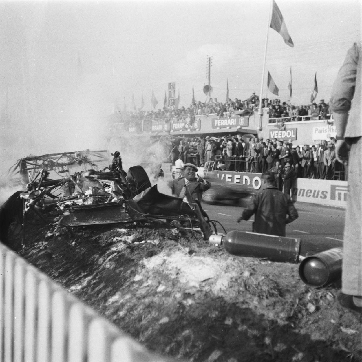 Consecuencias del desastre de Le Mans en 1955.
