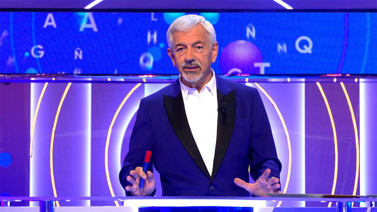 Carlos Sobera, en el estreno de 'Rueda la letra'