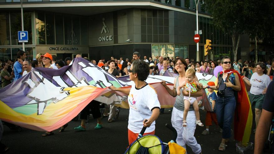 Un grup de manifestants al Pride Barcelona de 2009 / flickr: adriagarcia (CC: by-sa)