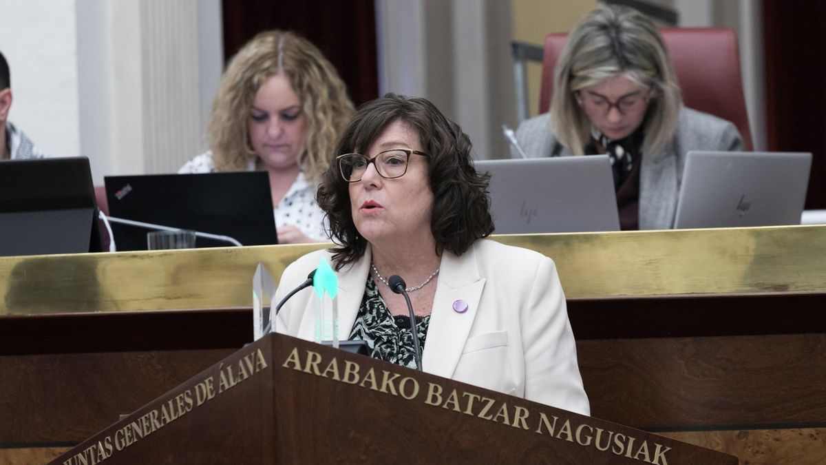 La diputada de Hacienda de Álava, Itziar Gonzalo