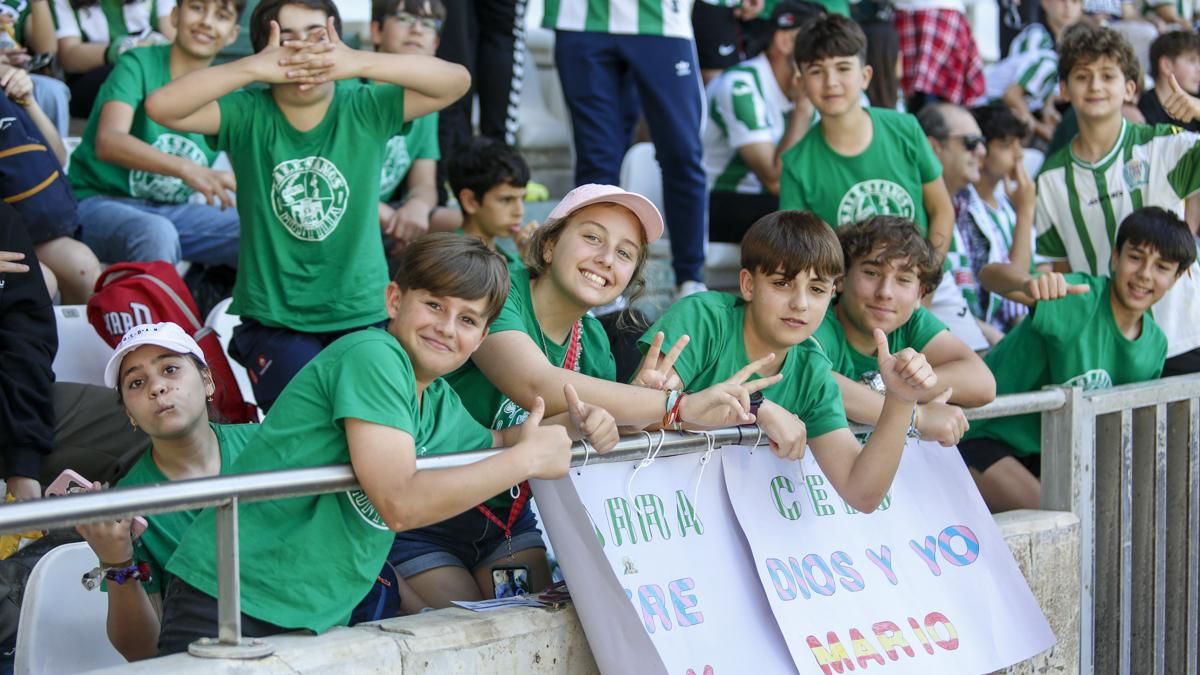 Grada Blanquiverde del Córdoba CF - Sporting de Gijón