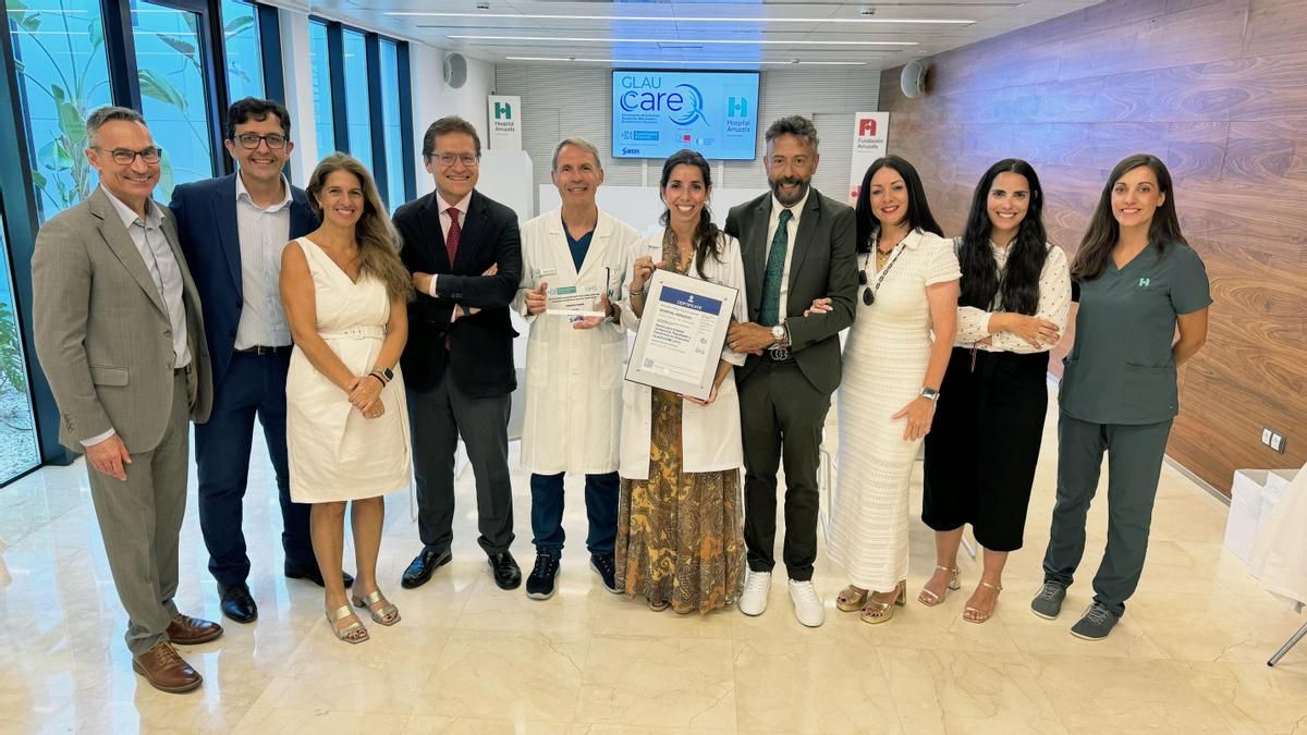 El Hospital Arruzafa obtiene la certificación de excelencia más elevada en glaucoma de Europa.