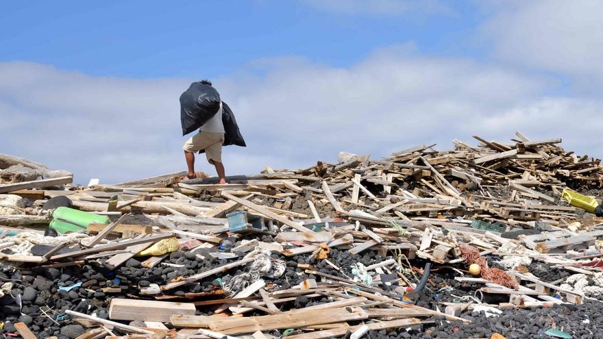 Alegranza, la isla ‘vertedero’ del tráfico marítimo que sale de Estados Unidos