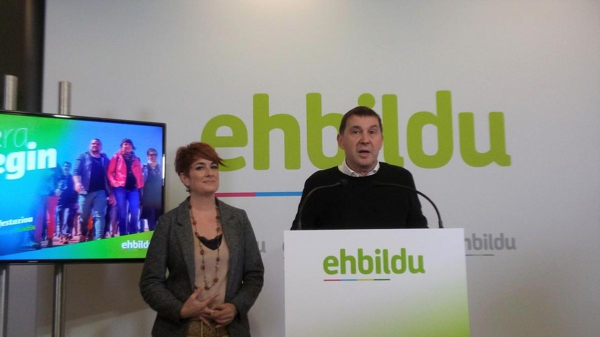 Otegi afirma que EH Bildu "favorece los intereses de la gente" al apoyar los decretos de la Diputación Permanente