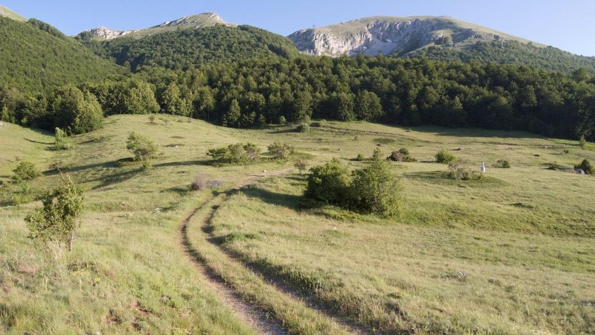 Paisajes alpinos en los altos del Monte Galicica.
