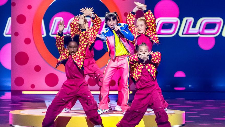 Así ha sido la actuación de Chloe DelaRosa y su 'Como la Lola' para España en Eurovisión Junior 2024
