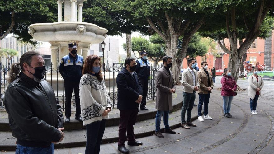 El Ayuntamiento de La Laguna se suma al minuto de silencio por la mujer asesinada en Gáldar