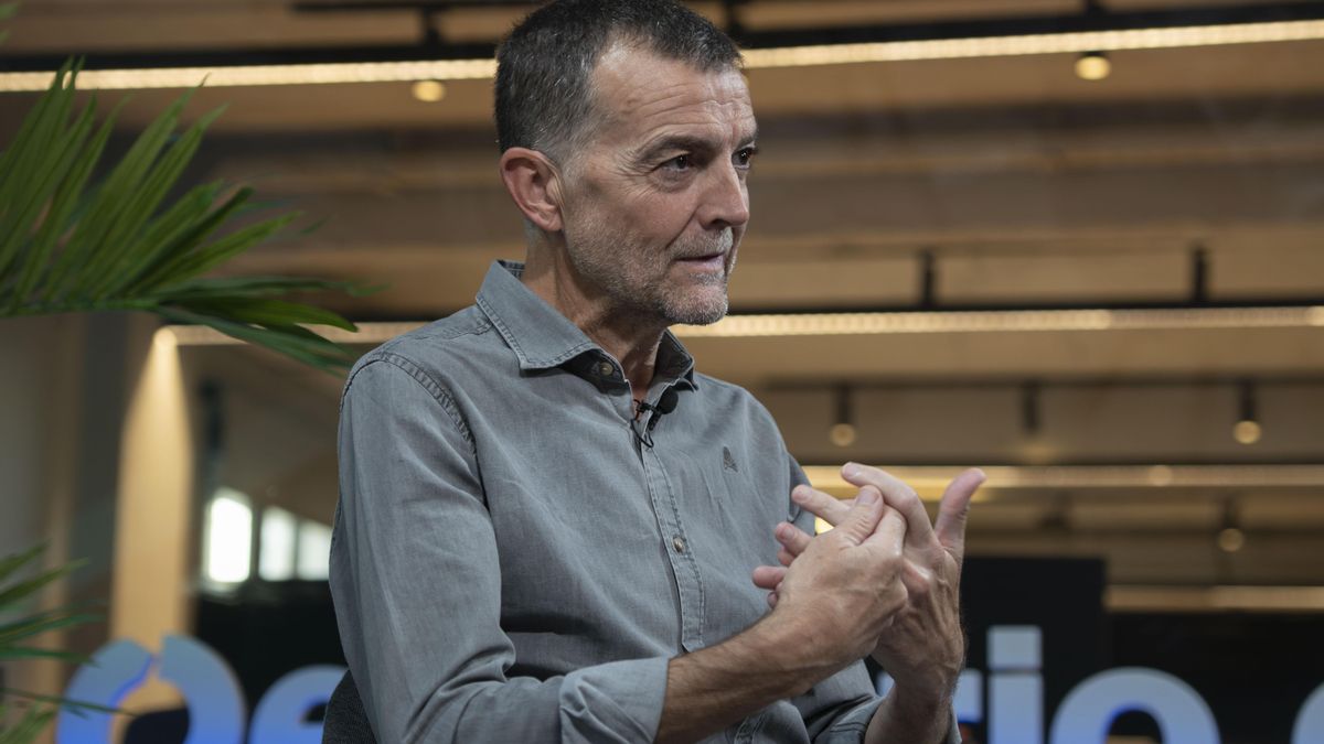 Maíllo, en un momento de la entrevista.