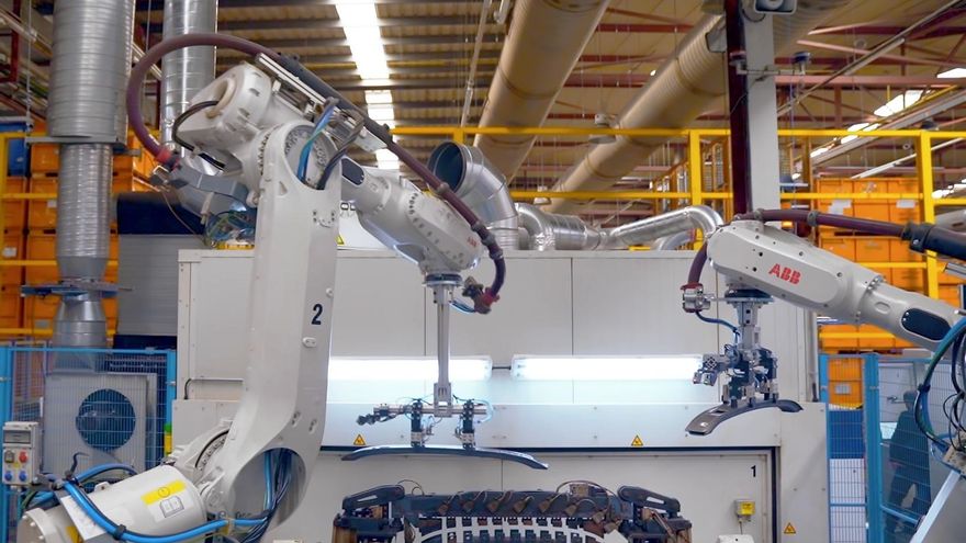 Una de las factorías Gestamp en Barcelona, la primera digitalizada con 5G en España para los procesos industriales.