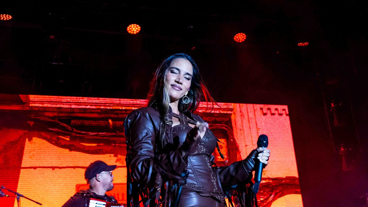 India Martínez, a su paso por Calasparra