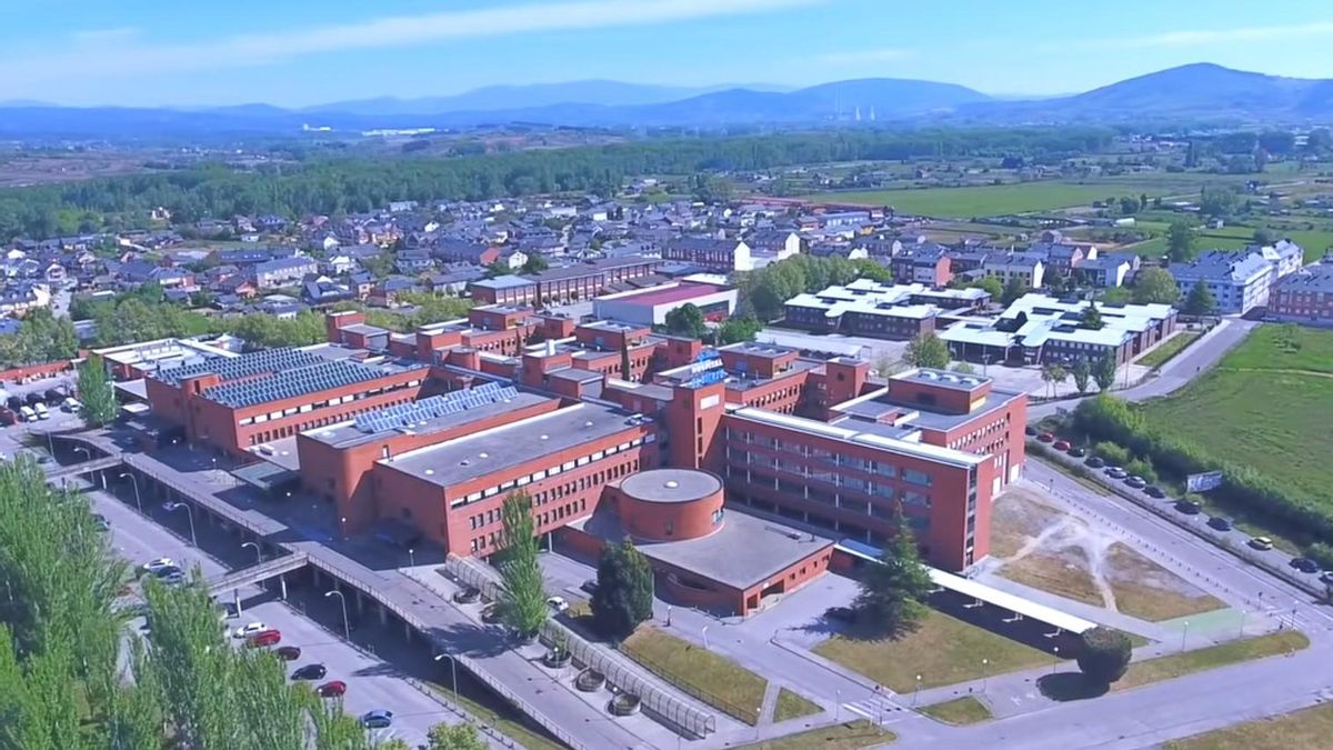 Imagen aérea del Hospital El Bierzo en Ponferrada, archivo.
