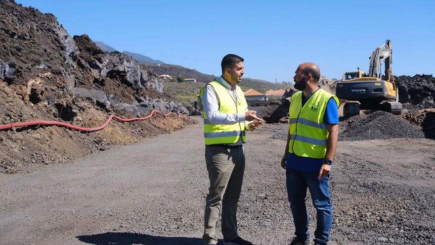 La Palma recupera dos nuevos caminos para dar acceso a viviendas que quedaron aisladas por las coladas
