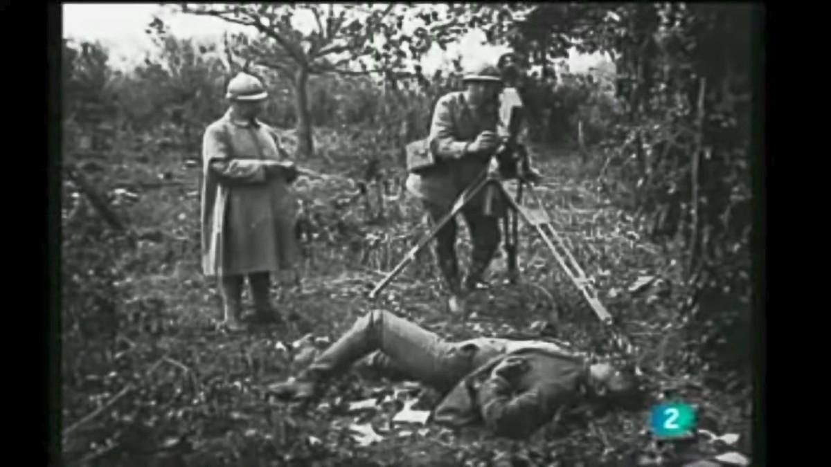 Una imagen de la Primera Guerra Mundial en el documental 'El heróico cinematógrafo'.