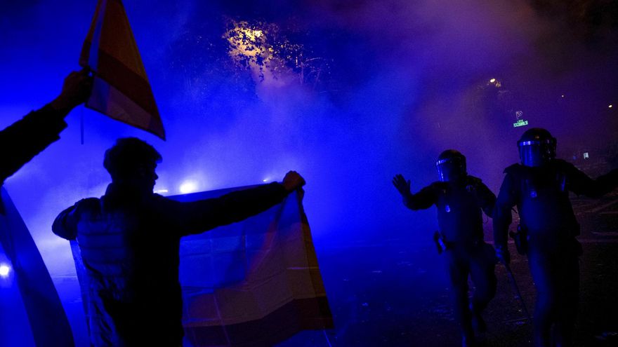 Nueva manifestación contra la amnistía frente a la sede del PSOE en Madrid