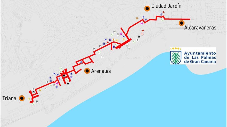 Gran Vía Peatonal, el proyecto para crear un paseo de 5 kilómetros entre Alcaravaneras y Triana en Las Palmas de Gran Canaria