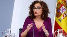 Imagen de archivo de la ministra portavoz del Gobierno, María Jesús Montero.