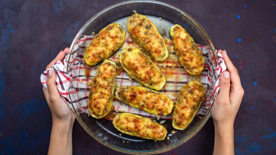 Tres deliciosos rellenos para tres recetas de berenjenas asadas al horno