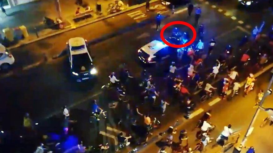 Un detenido durante una marcha ciclista reivindicativa en Madrid: "Estamos alucinados, era un encuentro pacífico"